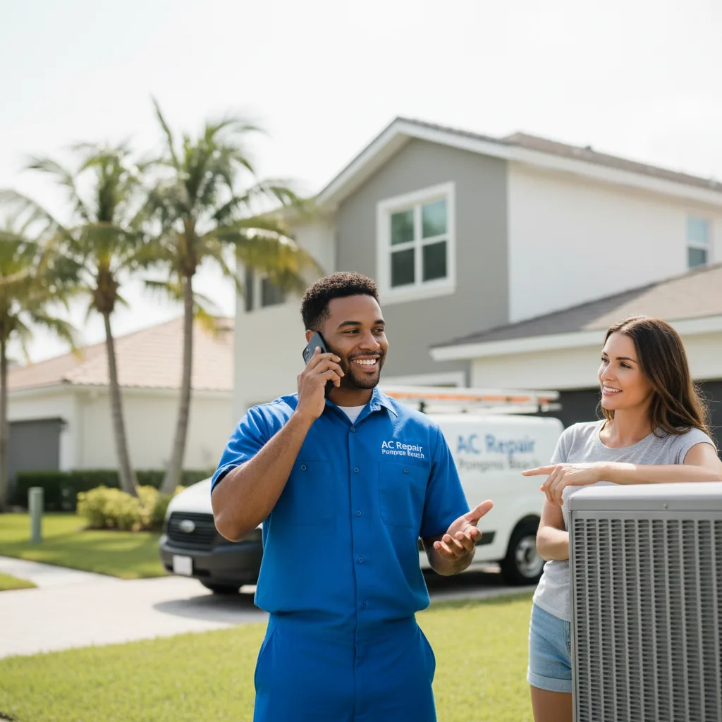 AC Repair Pompano Beach customer support in Garwood
